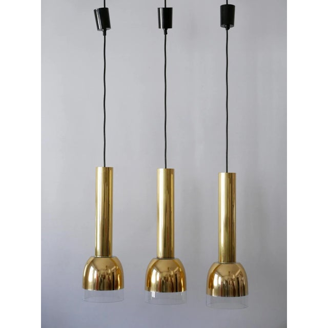 Mid-Century Modern Pendant Lamps from Glashütte Limburg, Germany, 1970s, Set of 3 For Sale - Image 17 of 18