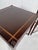 C. 1940s Regency Leather and Mahogany End Tables - A Pair For Sale - Image 10 of 12