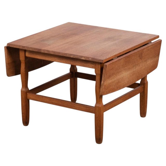 Square Oak Coffee Table by Henning Kjærnulf, Denmark, 1960 For Sale - Image 9 of 9