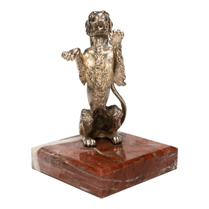 Car Radiator Ornament/Mascot of a Lioness Stamped Odiot