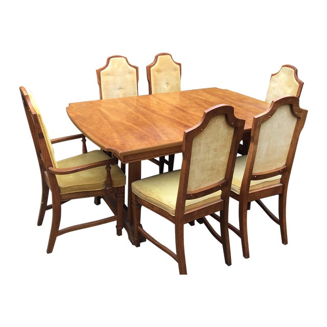 1960s Bassett Mid Century Dining Set Chairish