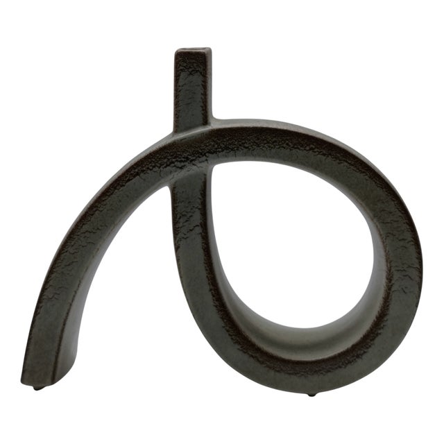 Vintage Italian Ceramic Single-Flower Vase by Roberto Rigon for Bertoncello, 1970s For Sale