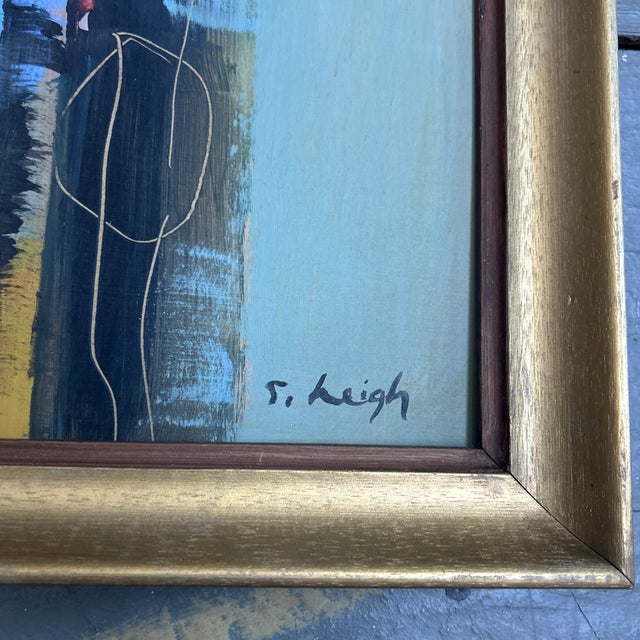 Abstract Contemporary Original Stephen Heigh Abstract Painting “Between the Lines” For Sale - Image 3 of 4