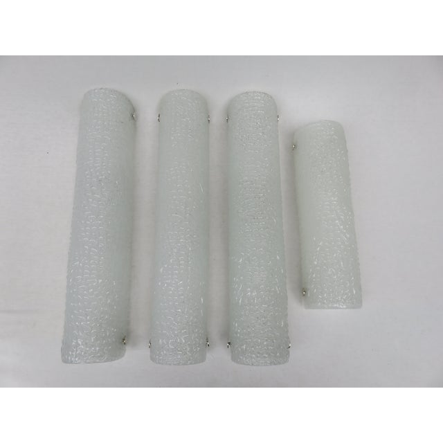 Vintage Glass Wall Lights from Kaiser Leuchten, 1970s, Set of 4 For Sale - Image 4 of 18