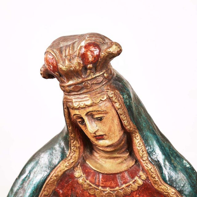 Figure in Cement and Plaster Paste For Sale - Image 4 of 5