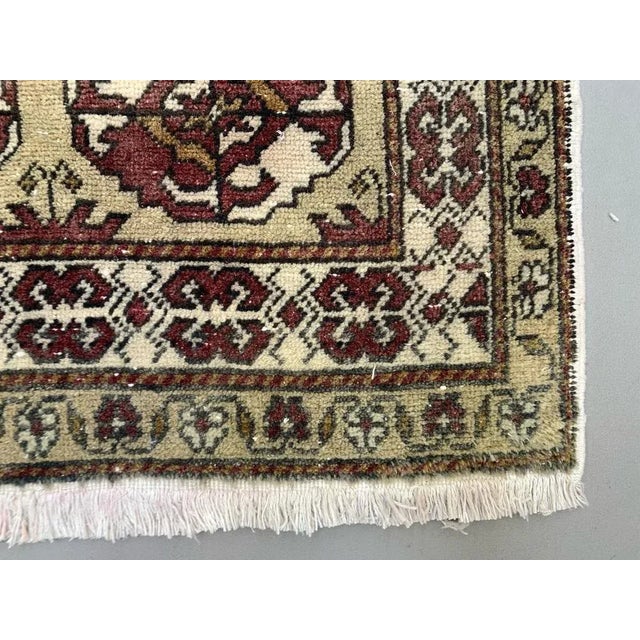 Brown Turkish Kayseri Bunyan Rug, 1960s For Sale - Image 8 of 11