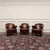 English Sheepskin Leather Chairs, Set of 3 For Sale - Image 15 of 15