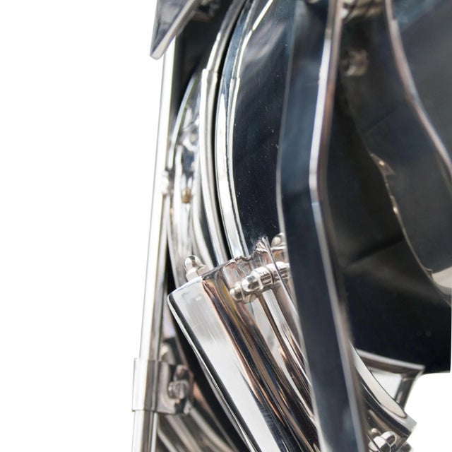 Metal Mid-Century Brass Floor Spotlight, United Kingdom, 1970s For Sale - Image 7 of 8