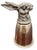 Traditional Vintage Gucci Silver-Tone Rabbit Hare Head Stirrup Cup For Sale - Image 3 of 8