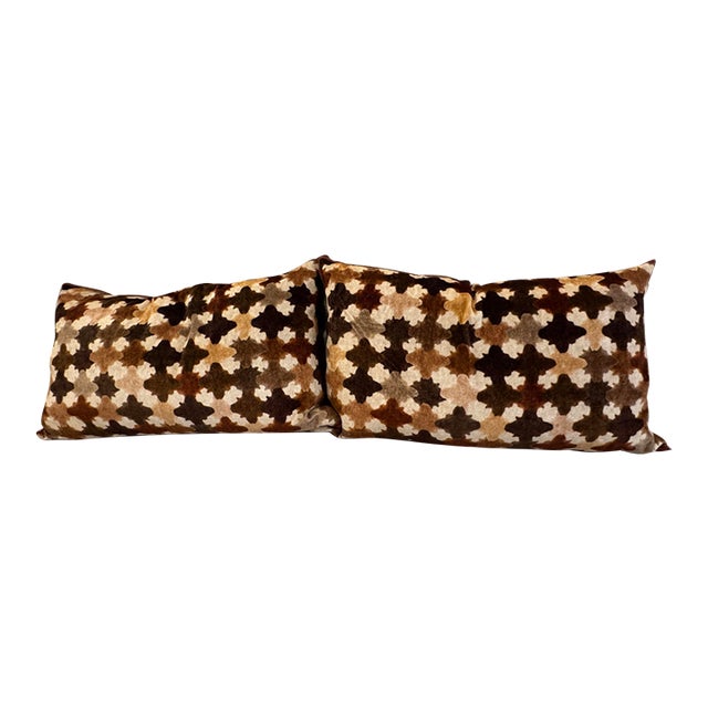 Iosis for Yves Delorme Florentine Grenade Lumbar Pillows, Pair For Sale