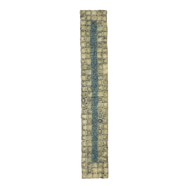 Abstract 2005 Yelyn Vivoni "Camino Iluminado Ii" Modern Ceramic Tile Hanging Wall Art 43" For Sale - Image 3 of 18