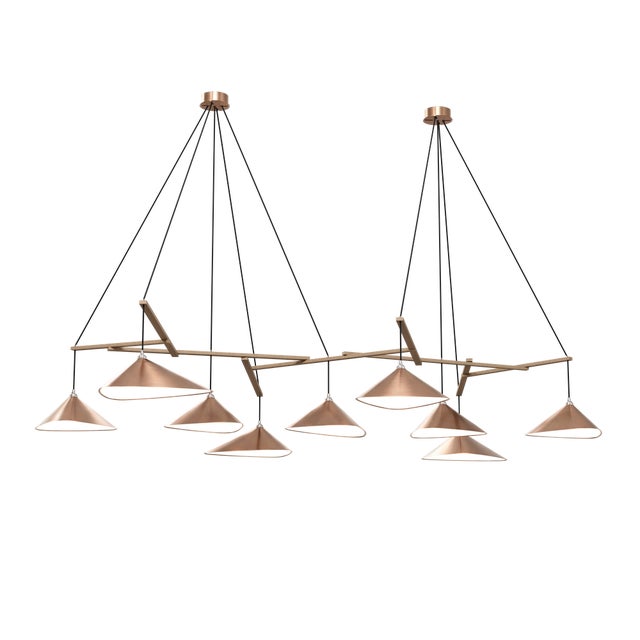 Emily is a series of handmade sheet steel lampshades in various finishes and spatial arrangements. _ Emily was inspired by...