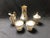 Vintage Porcelain Chocolate Service from Limoges, 1940s, Set of 5 For Sale - Image 11 of 11