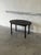 1970s Stained Oak Folding Butler Tray End Table With Drop-Down Sides Vintage Mid-Century Modern 1970s For Sale - Image 5 of 11