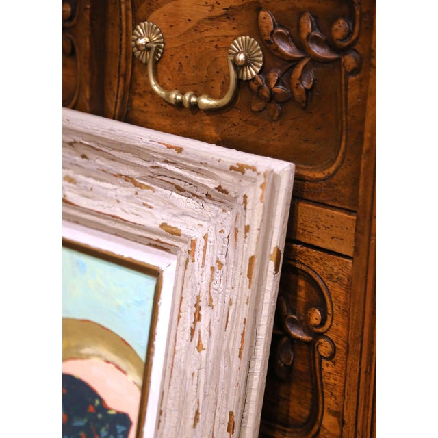 Paint Late 20th Century French Landscape Painting by Jacques Lamy in Frame For Sale - Image 7 of 9