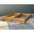 Vintage Stacked Rattan King Bed Base - Pair For Sale - Image 4 of 12
