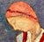 Red Theresa Bernstein "Contemplation With a Red Apple” 1962 American Modernist Oil Painting For Sale - Image 8 of 11