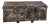 Vintage Travel Trunk in Iron For Sale