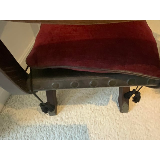 Wood 20th Century Pair Savonarola Chairs For Sale - Image 7 of 13