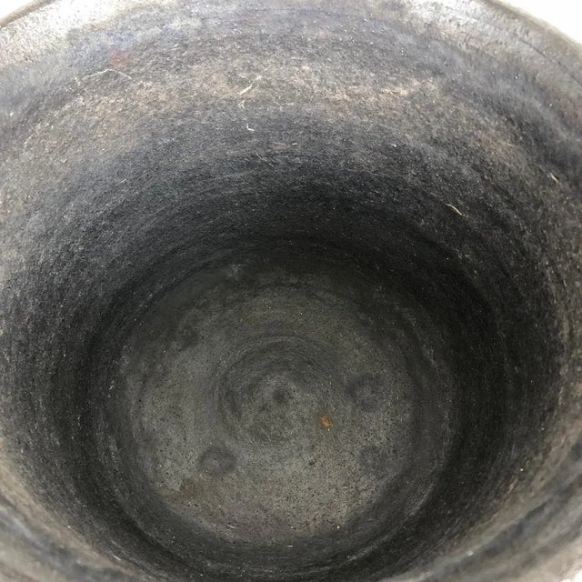 Extra Large Ceramic Studio Pottery Vase by Gerhard Liebenthron, 1986 For Sale - Image 12 of 17