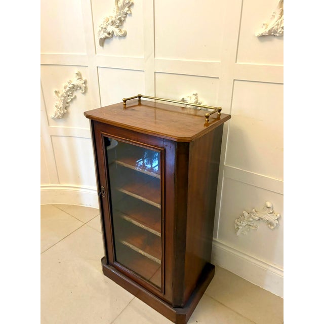 Antique Victorian Mahogany Sheet Music Cabinet, 1880s For Sale - Image 3 of 9