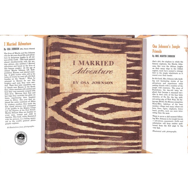 "I Married Adventure" 1940 Johnson, Osa For Sale - Image 4 of 13