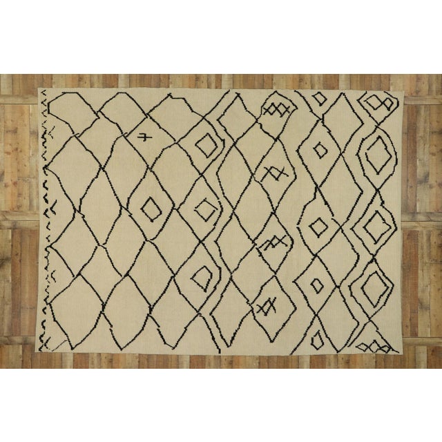 Moroccan Style Rug - 09'02 X 12'06 For Sale - Image 9 of 10