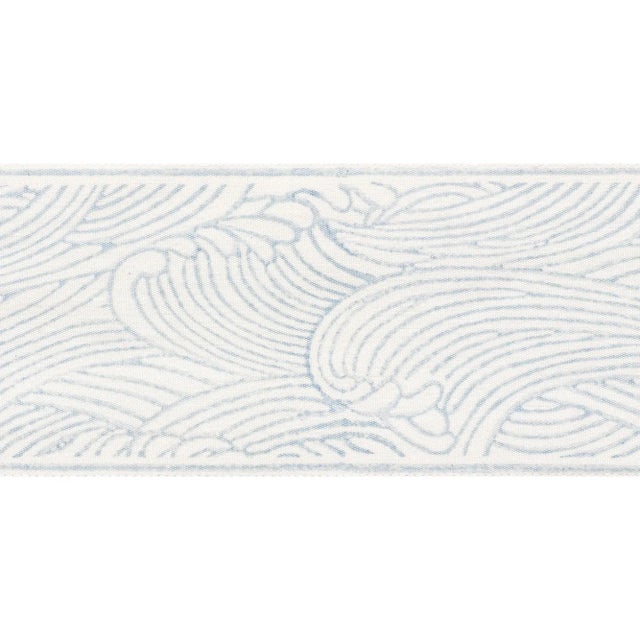 Contemporary Schumacher Umi Tape Trim in Sky For Sale - Image 3 of 3