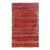 Vintage Moroccan Rug in Red With High Pile Stripes and Striae, From Rug & Kilim For Sale