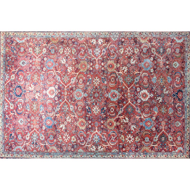Early 20th Century Persian Sultanabad Rug For Sale - Image 13 of 14