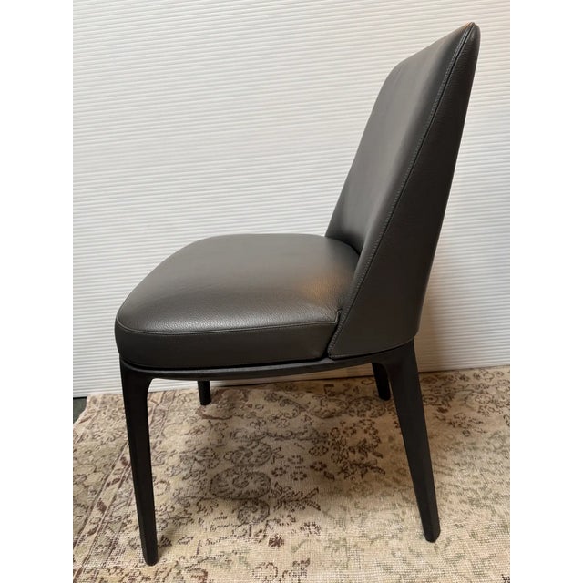 Arik Levy for Living Divani Wedge Dining Table + Poliform Sophie Side Dining Chairs, Set of Nine For Sale - Image 11 of 18