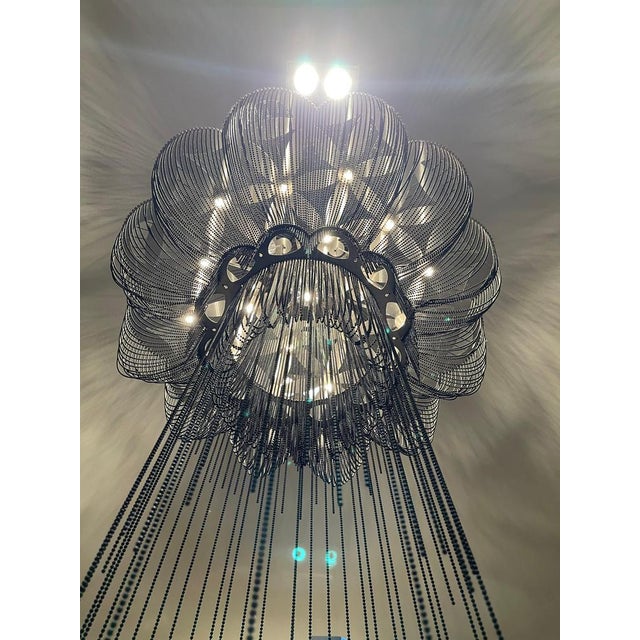 Early 21st Century Flower of Life Chandelier from Willowlamp, 2012 For Sale - Image 5 of 9