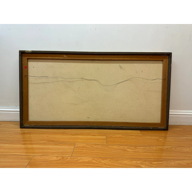 Abstract Eva Sikorshi (1917-1990) Abstract Portrait For Sale - Image 3 of 4