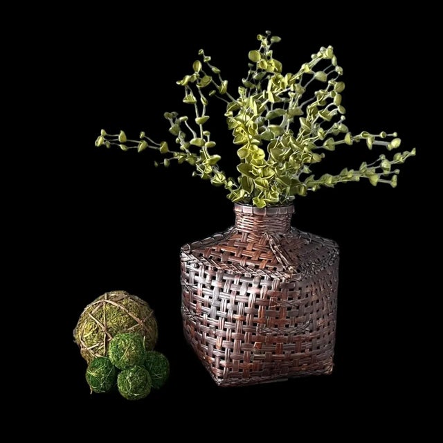 Chinese Antique Chinese Fishing Trap Bamboo Vase For Sale - Image 3 of 12