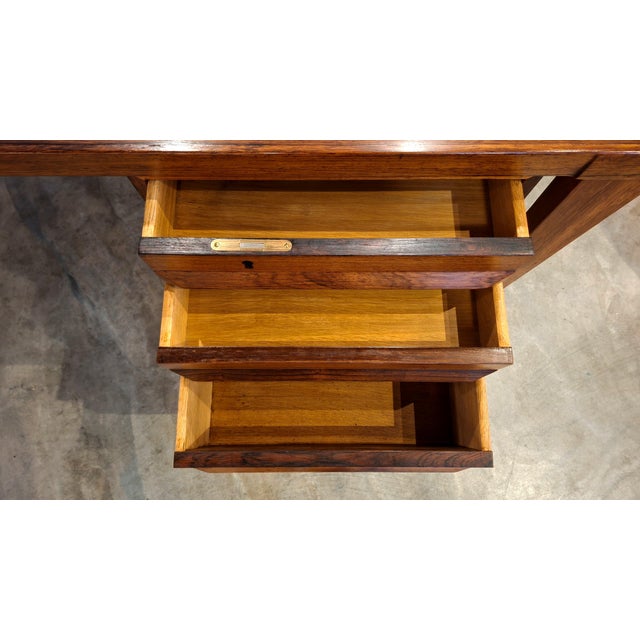 Model 70 Desk in Amazon Rosewood by Kai Kristiansen for Feldballes Møbelfabrik, 1950s For Sale - Image 13 of 14