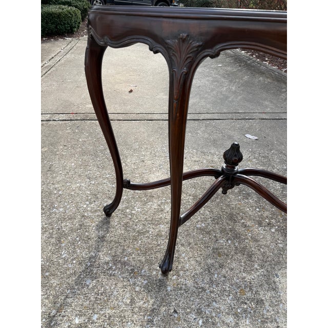 Demilune Console Table For Sale In Nashville - Image 6 of 7