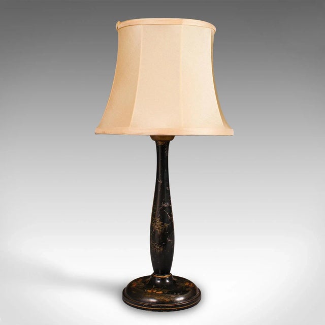 1930s VintageArt Deco Ebonised Side Lamp For Sale - Image 4 of 10