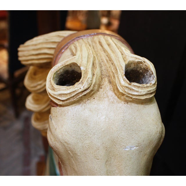 Late 19th-Early 20th Century American Carousel Horse on Custom Stand For Sale - Image 11 of 17