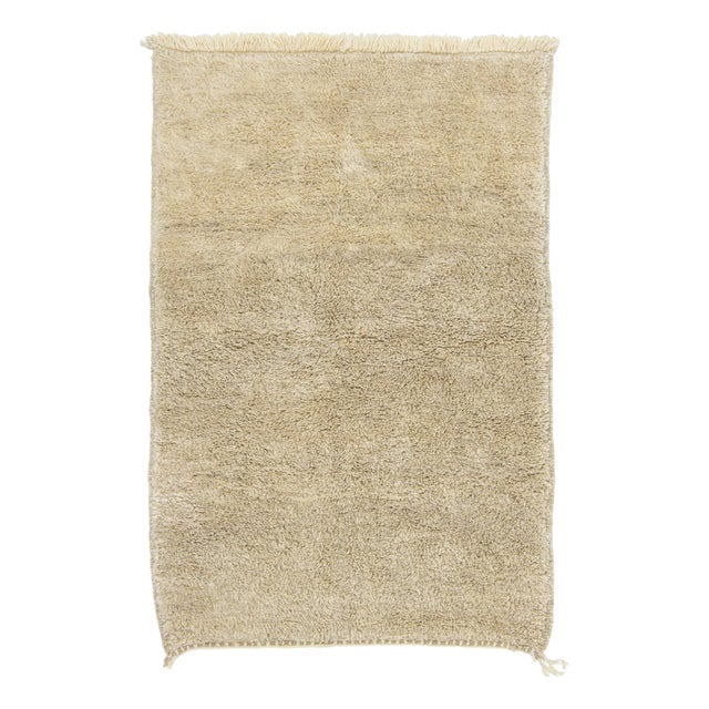 Hand-Knotted Wool Rug by Azele Studio For Sale