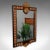 1970s Large Vintage Walnut Decorative Mirror For Sale - Image 11 of 11