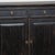 19th Century Swedish Black Painted Pine Sideboard Buffet With Fluted Carved Panels For Sale - Image 9 of 15