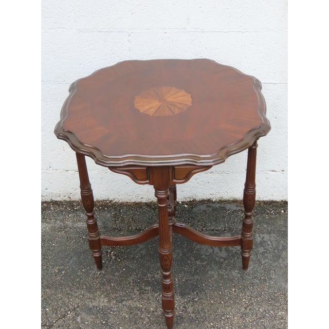 This elegant Accent Side Table is made out of wood, solid wood, and veneer. The Table has Traditional style and design, it...