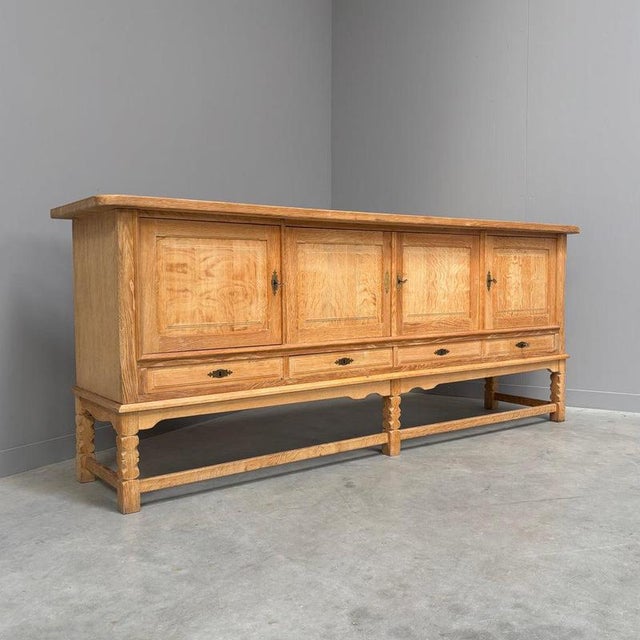 Oak Sideboard by Henning Kjaernulf, 1960s For Sale - Image 4 of 16