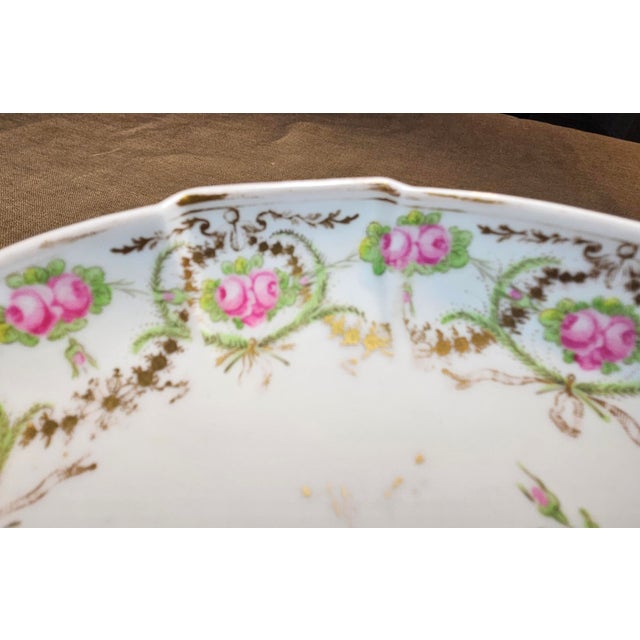 Metal Early 19th Century Old Paris Porcelain Oval Bowls - Set of 2 For Sale - Image 7 of 12