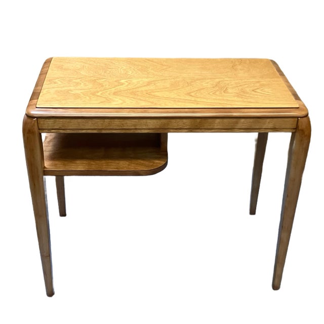 Amber MId 20th Century Mersman Maple Side/Lamp Tables For Sale - Image 8 of 10