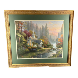 Thomas Kinkade "The Forest Chapel" – Limited Edition S/N (Charter Phase)