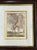 Charming set of four decorative animal engravings each beautifully presented in an elaborate dark mahogany wood frame with...