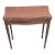 Brandt Furniture Mahogany Fold-Top Card Table Console Table For Sale