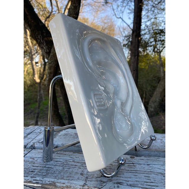 Surrealist Porcelain Sculpture of an Ear For Sale - Image 9 of 12