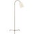 Thomas O'Brien by Visual Comfort Signature Mia Floor Lamp in Gilded Iron with Linen Shade For Sale
